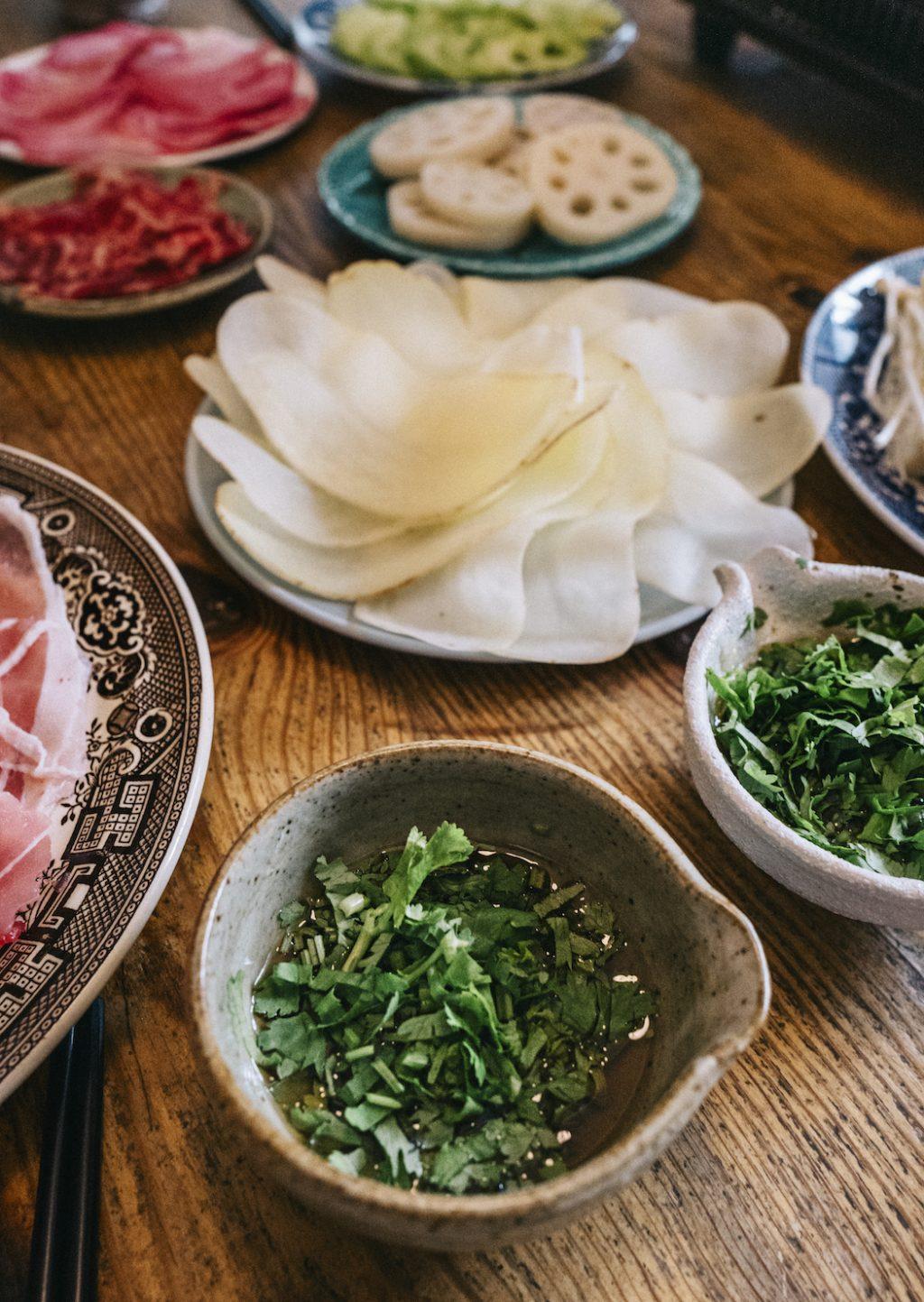 Dipp till hotpot-måltid,