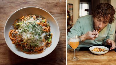 Nisse Hallberg lagar Salsicciapasta