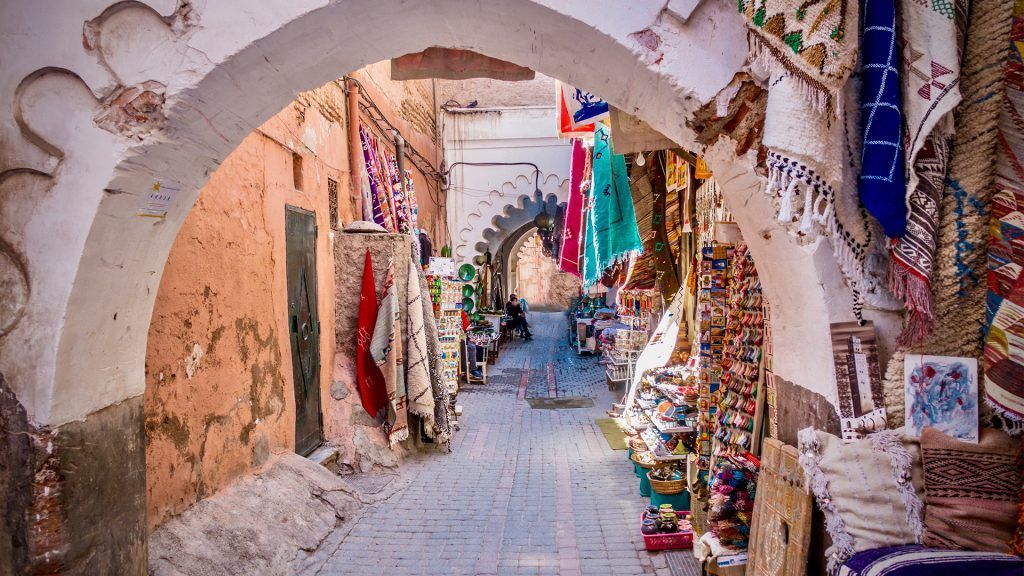 En medina i Marrakech