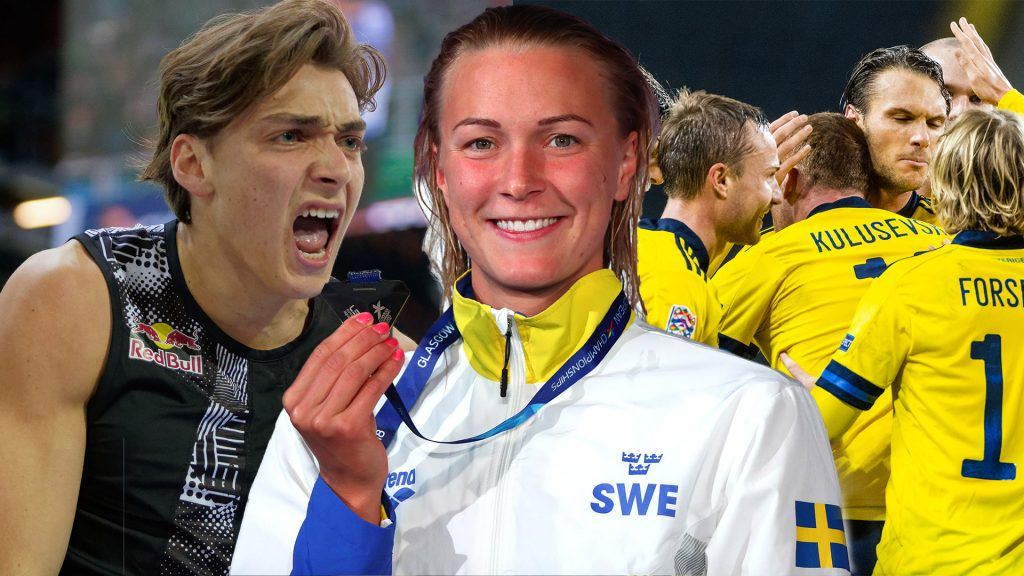Armand Duplantis, Sarah Sjöström och svenska herrfotbollslandslaget.
