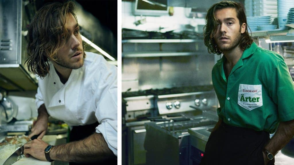 Benjamin Ingrosso fotad för tidningen Cafés stora matspecial 2022/2023.