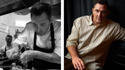 Kocken Tom Sjöstedt fotograferad på sin restaurang Lilla Ego i Stockholm.