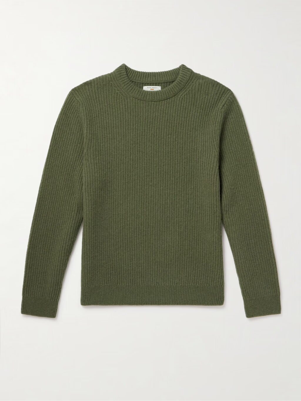 Grön stickad tröja från Nudie