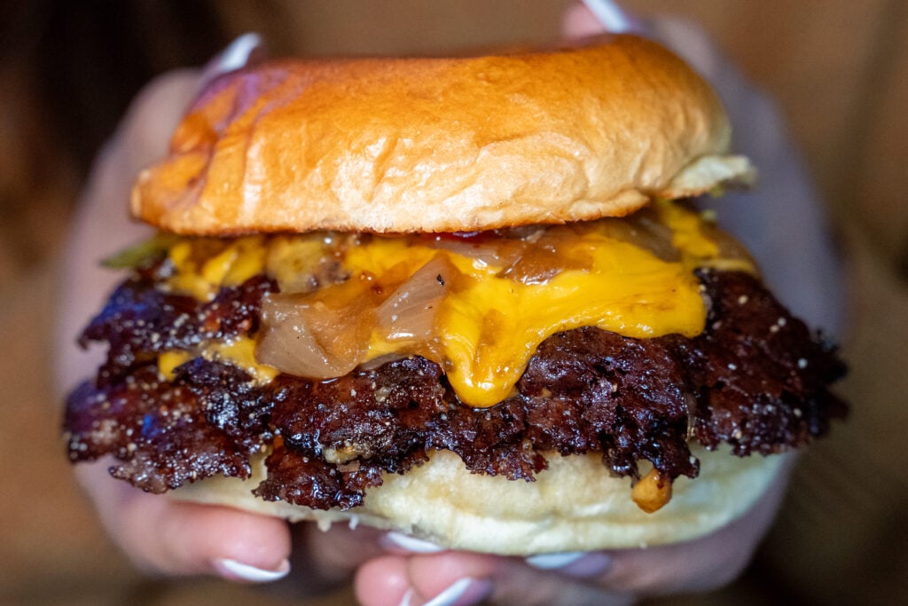 Hamburgare från Rockin Grill