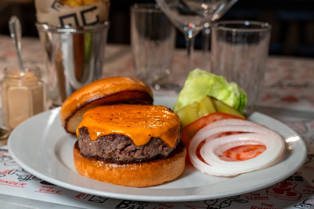 Hamburgare från Restaurang AG