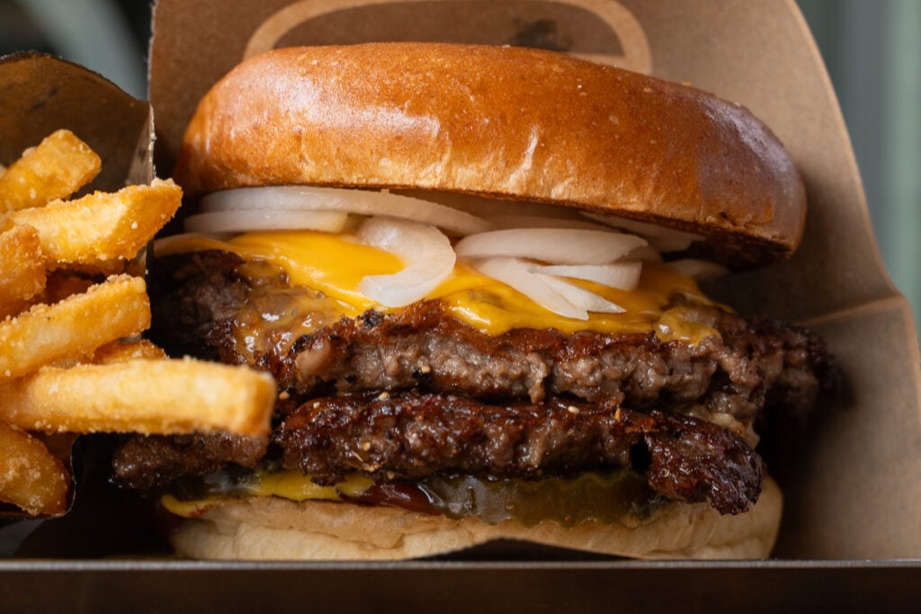 Hamburgare från Andy's Burgers