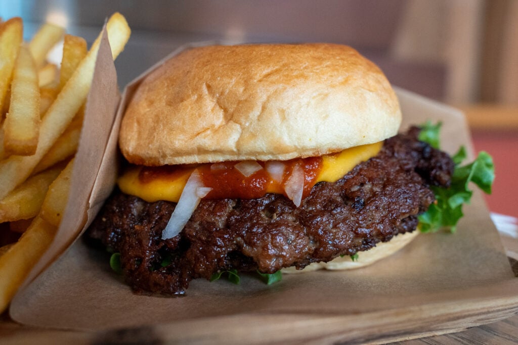 hamburgare från Beer N Fries