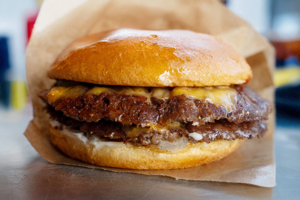 hamburgare från O's Streetfood