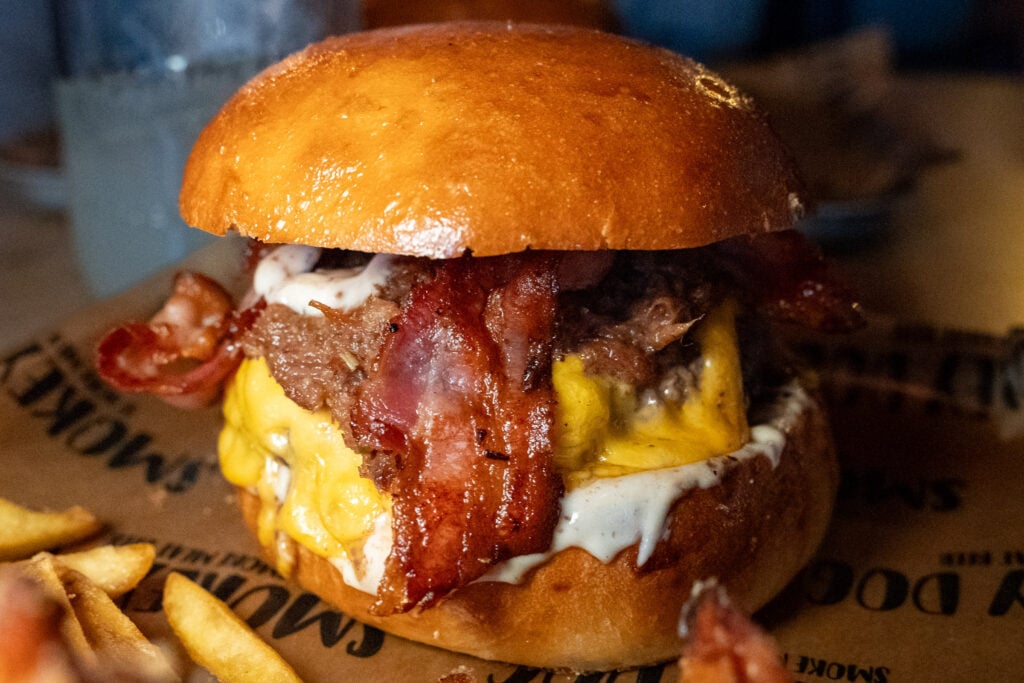 hamburgare från Smokey Dog