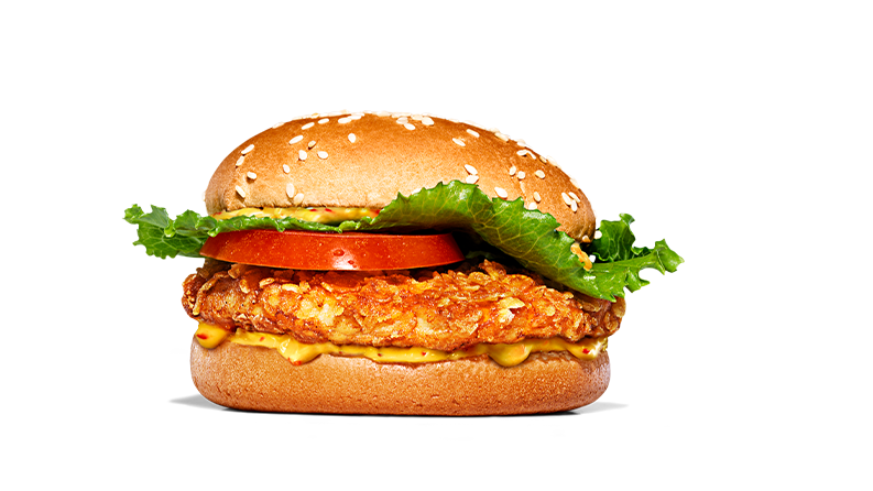 Chili Cheese Crispy Chicken-burgare