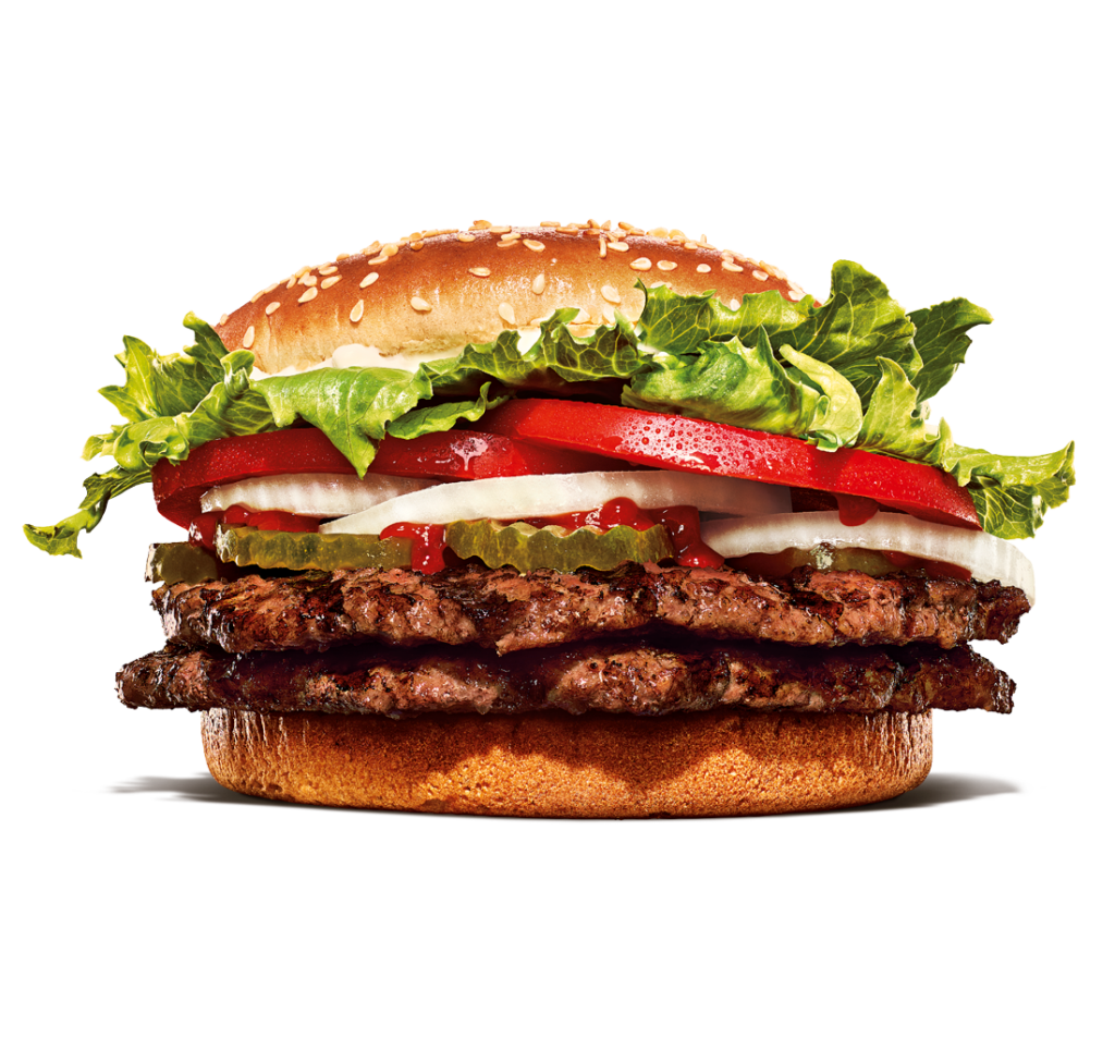 Double Whopper-burgare
