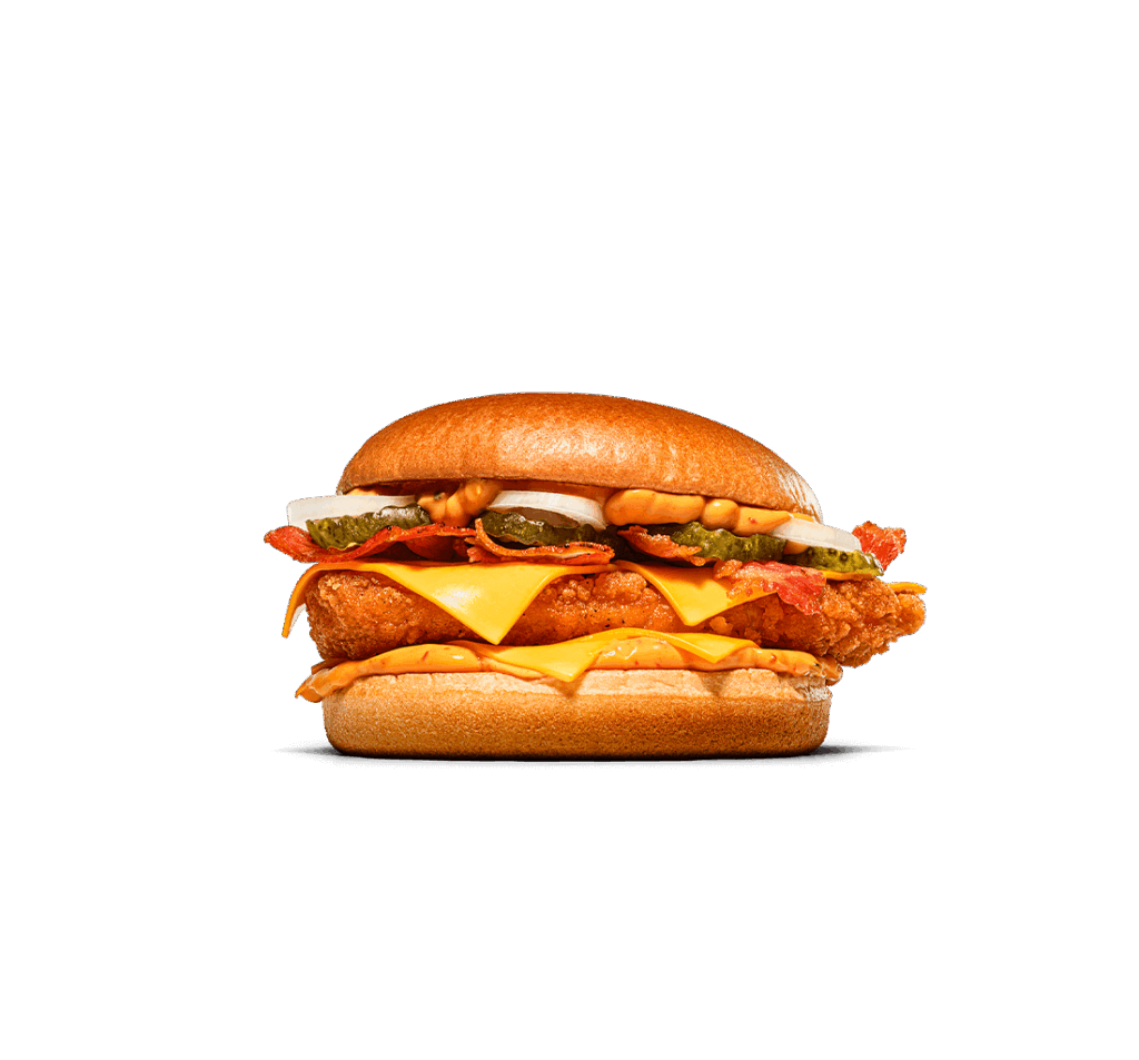 Gourmet Chicken Bacon & Cheese-burgare