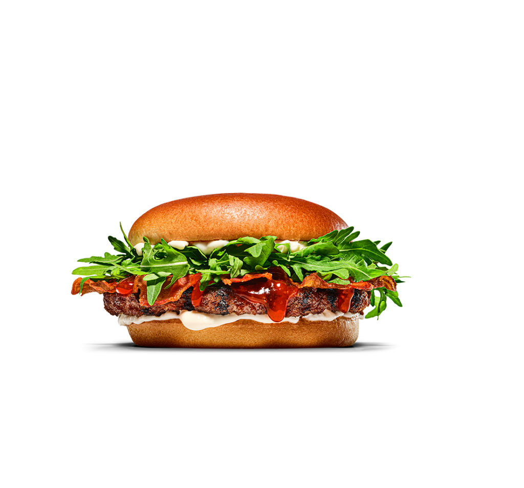 Gourmet Grill Spicy Honey & Goat Cheese-burgare