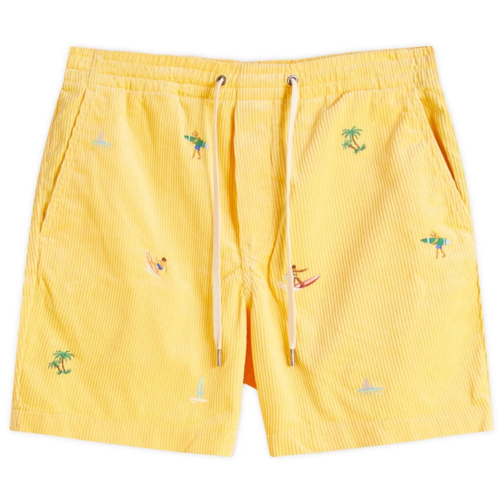 Gula shorts med palmer och surfande människor från POLO Ralph Lauren