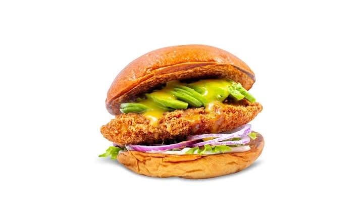 Crispy Lemon Avocado-burgare