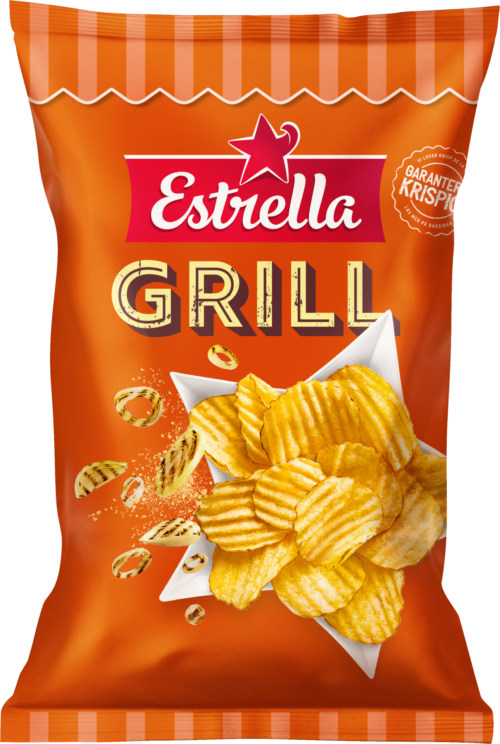 Påse med grillchips från Estrella