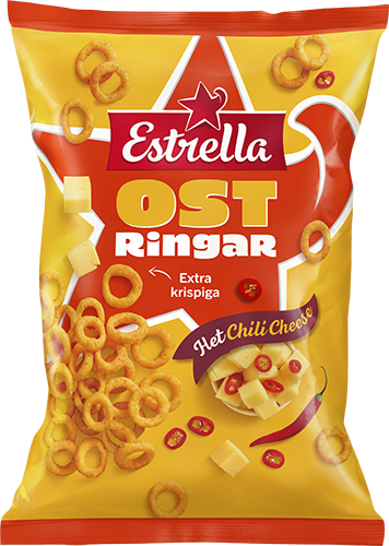 Påse med Ostringar från Estrella