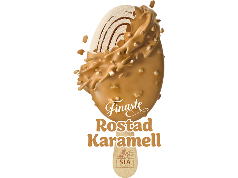 Finaste Rostad Karamell från Sia Glass