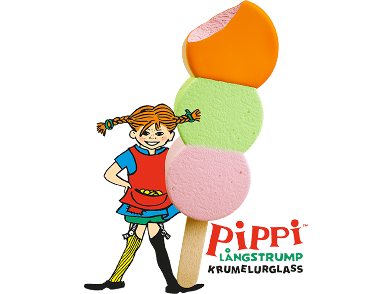 Pippi Krumelurglass från Sia Glass från Sia Glass