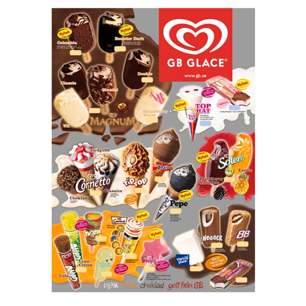 GB Glace-affisch från 2007