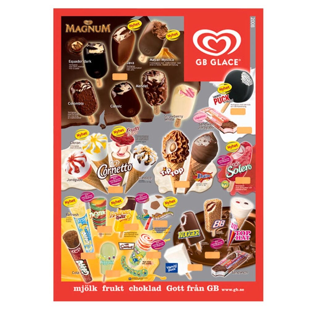 GB Glace-affisch från 2008