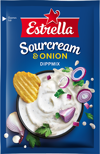 Sourcream & Onion-dipp från Estrella