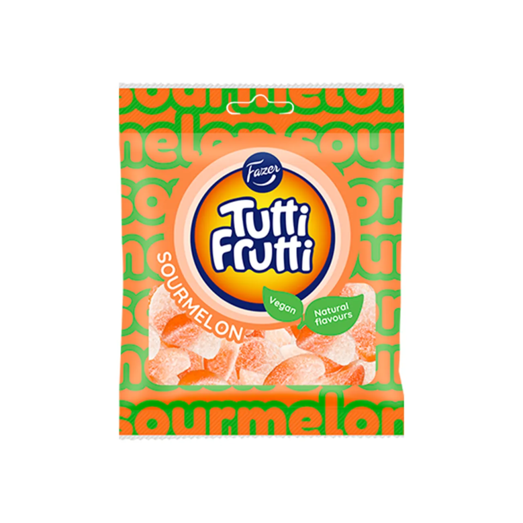 En påse med Tutti Frutti Sour Melon
