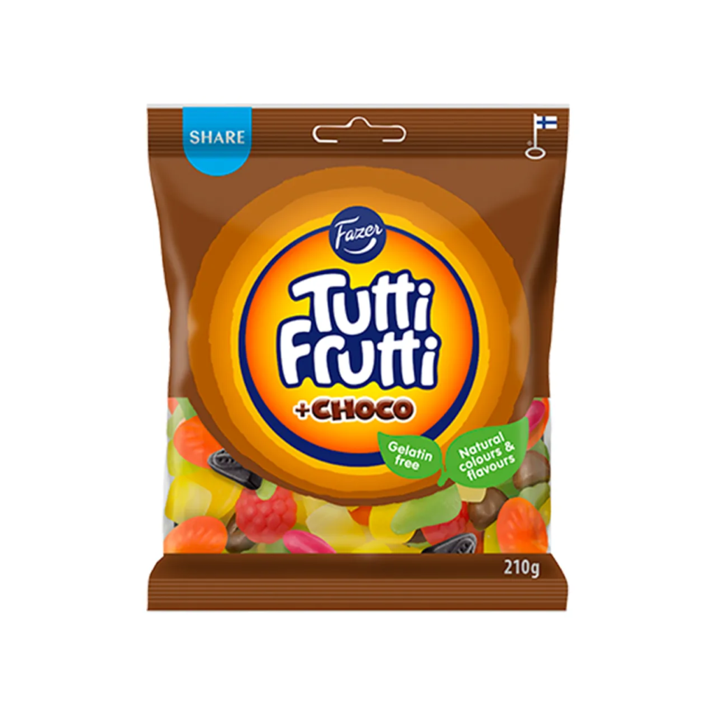En påse med Tutti Frutti Choco