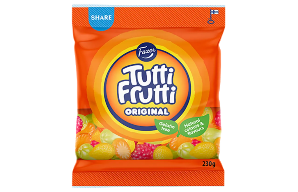 En påse med Tutti Frutti Original