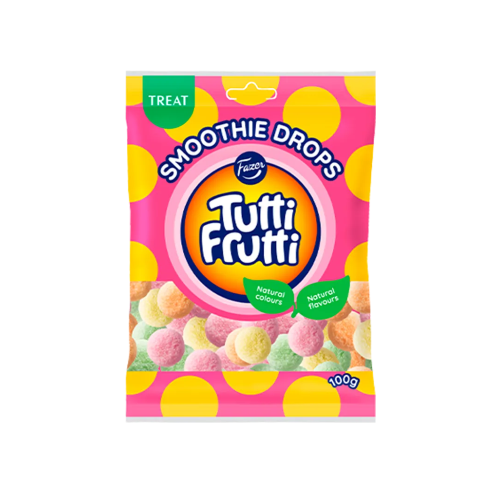 En påse med Tutti Frutti Smoothie Drops