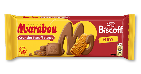 Marabouchoklad med smak av Biscoff