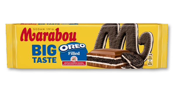 Marabouchoklad med smak av Oreo Filled
