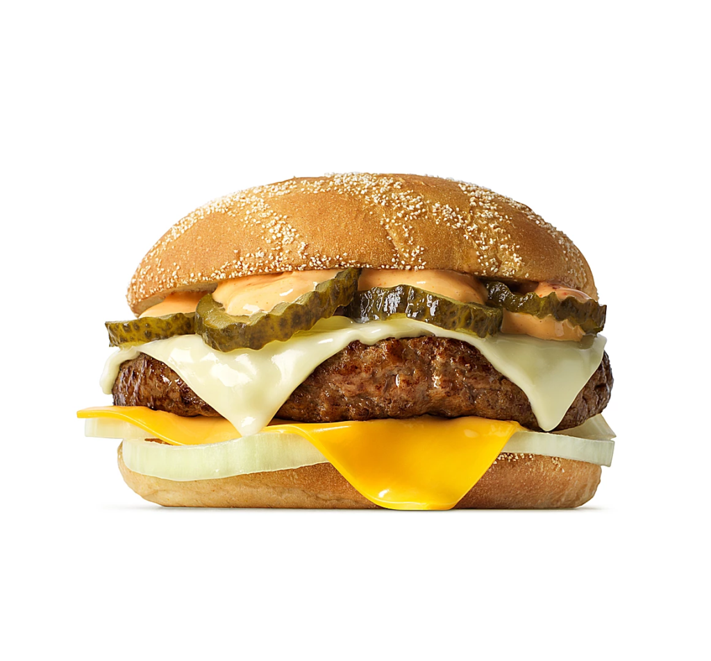 Triple Cheese-burgare