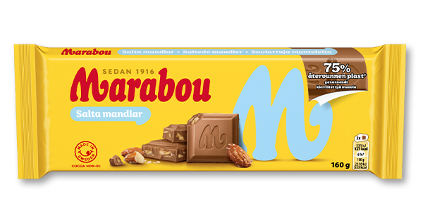 Marabouchoklad med smak av Salta Mandlar