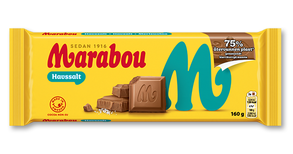 Marabouchoklad med smak av Havssalt