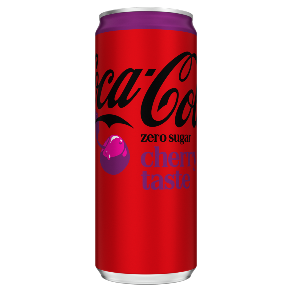 En burk med Coca-Cola Zero Cherry