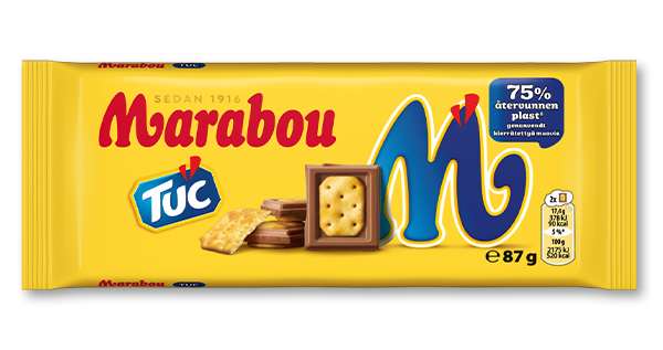 Marabouchoklad med smak av Salty Crackers TUC