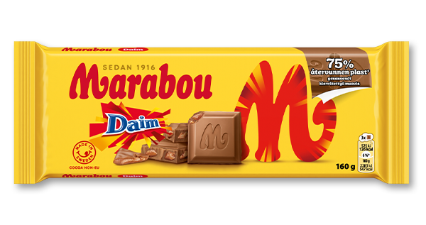 Marabouchoklad med smak av Daim