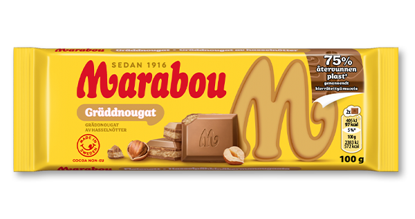 Marabouchoklad med smak av Gräddnougat