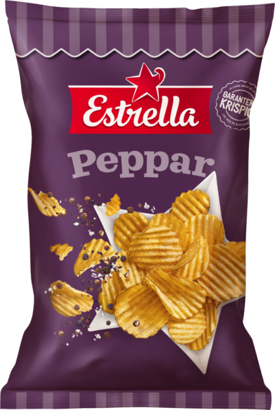 Påse med Pepparchips från Estrella