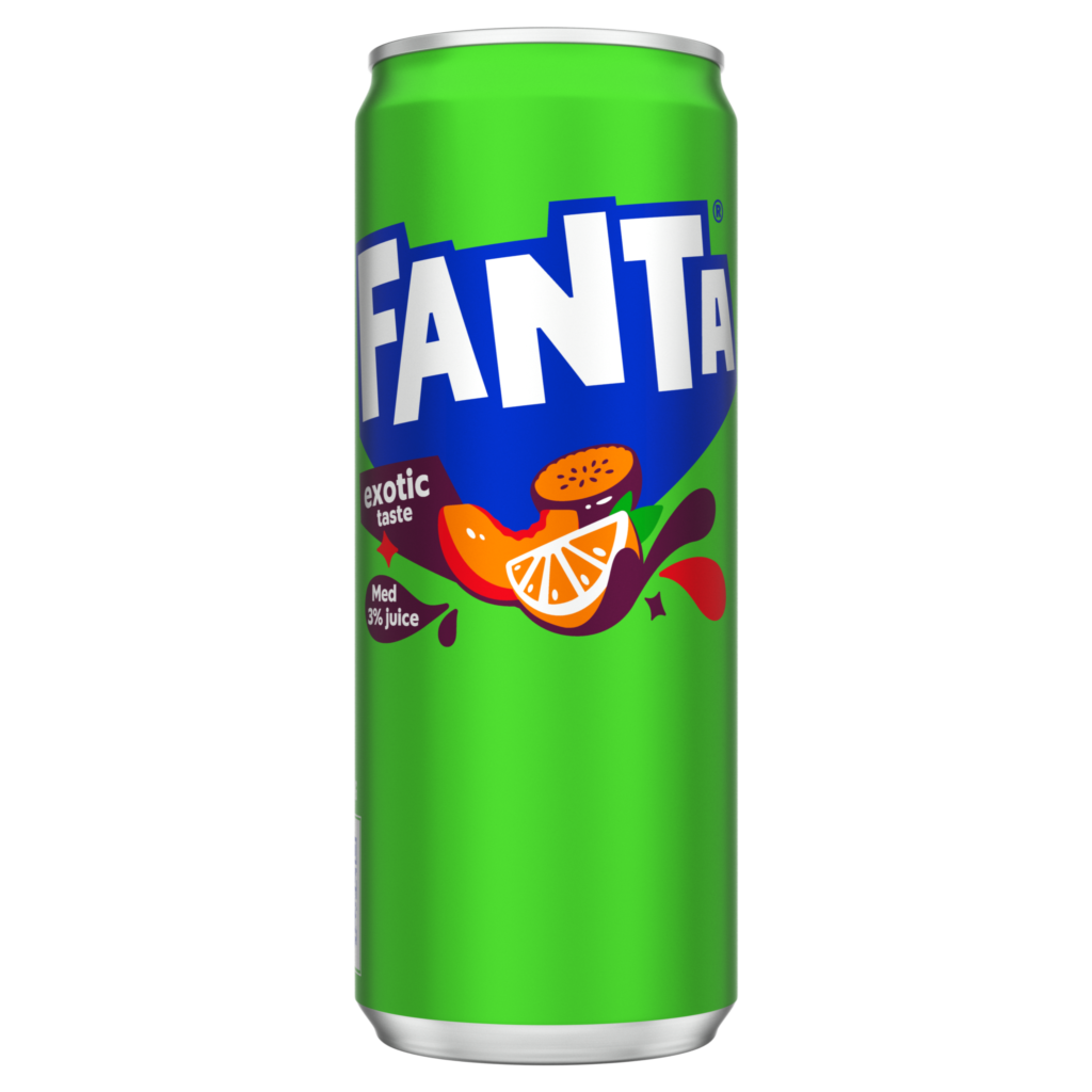 Burk med Fanta Exotic