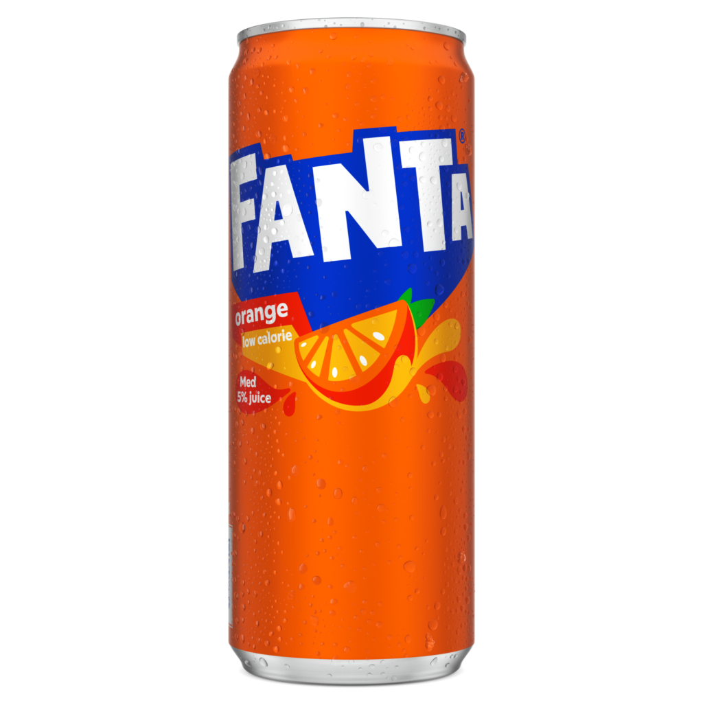 Burk med Fanta Orange