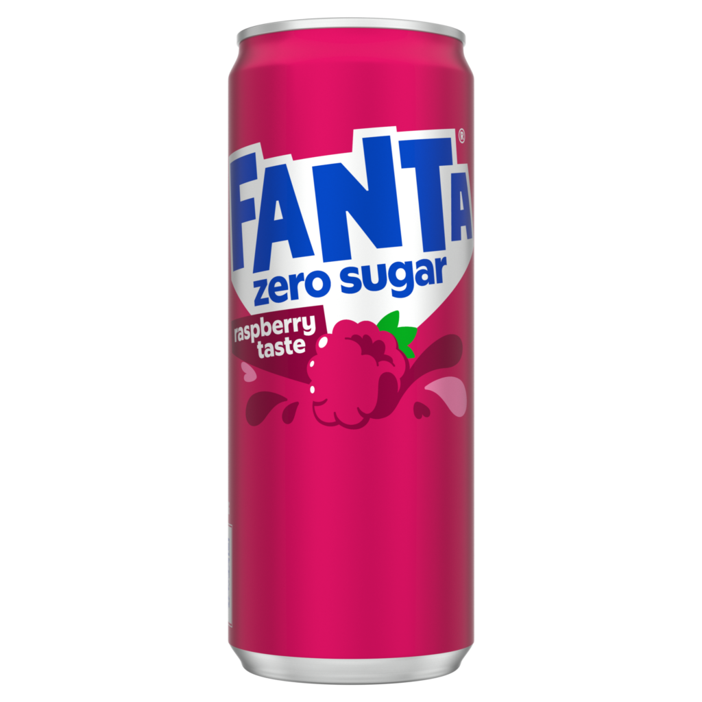Burk med Fanta Raspberry
