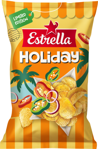 Påse med Holidaychips från Estrella