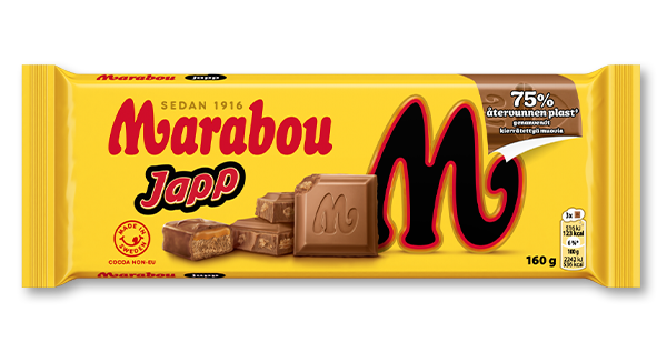 Marabouchoklad med smak av Japp