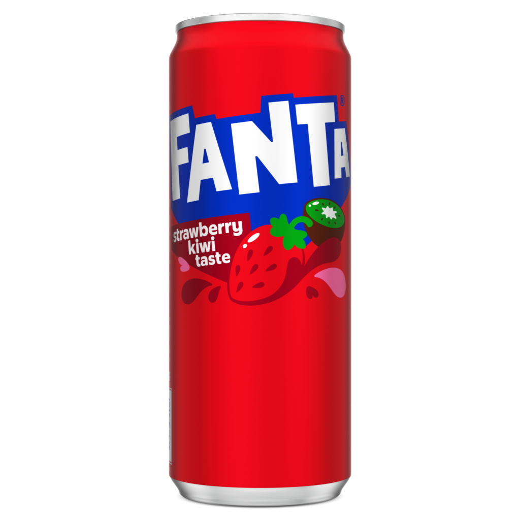 Burk med Fanta Strawberry & Kiwi