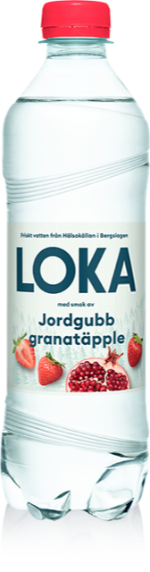 Flaska med Loka Jordgubb Granatäpple
