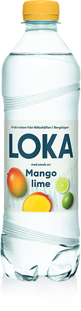 Flaska med Loka Mango Lime