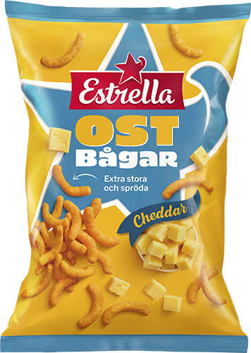 Påse med Ostbågar från Estrella