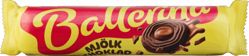 Förpackning med Ballerina Mjölkchoklad